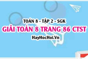Giải Toán 8 trang 86 tập 2 Chân trời sáng tạo